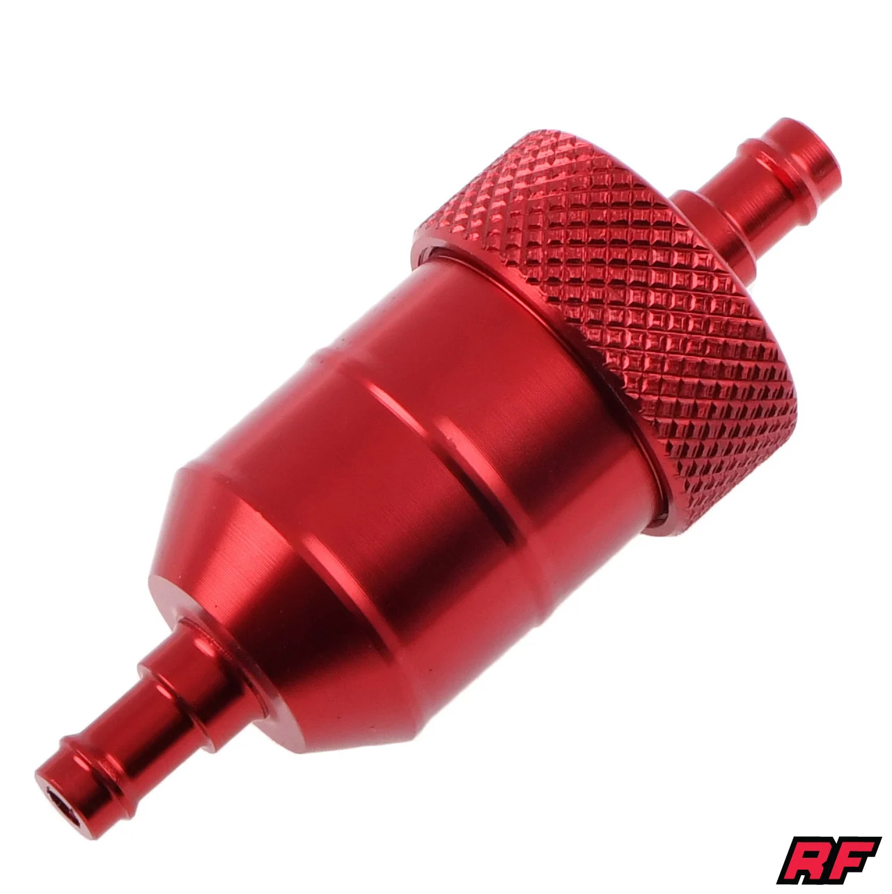 Filtr paliwa aluminium CNC czerwony V3 Racing Force — ujęcie 1