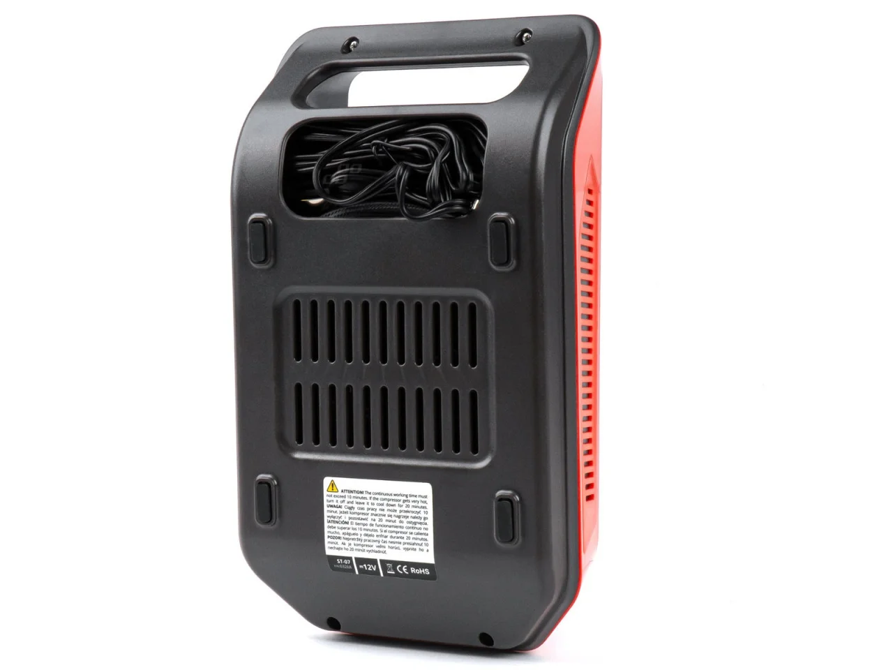 Kompresor samochodowy cyfrowy pompka 12V LED LCD — ujęcie 10
