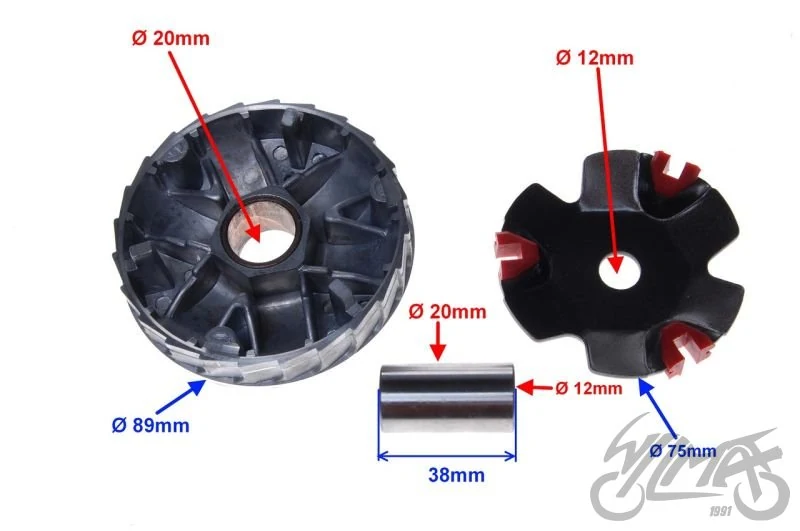 Wariator do Hondy DIO 50 tuning — ujęcie 2