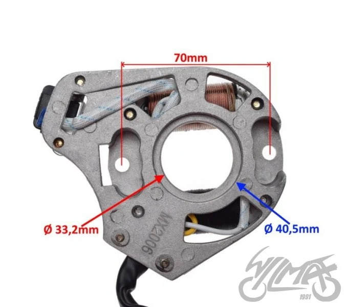 Stator zapłonu 2 cewki 4T — Czoper — Kinroad PY-5 Enduro / Kinroad XT50Q Czoper — ujęcie 2