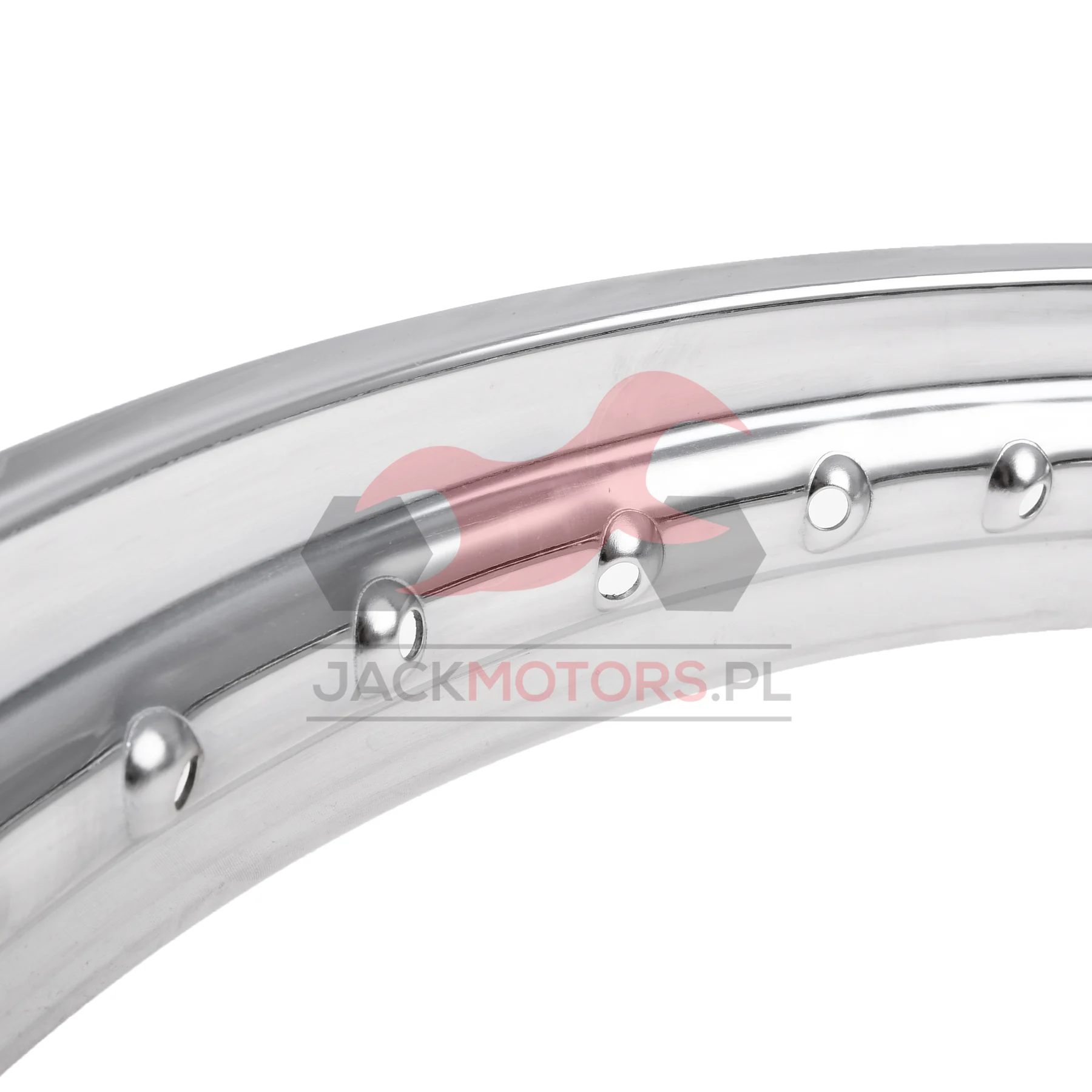 Obręcz koła WSK 18" stalowa chrom zaplot ORG DPR Classic — ujęcie 2