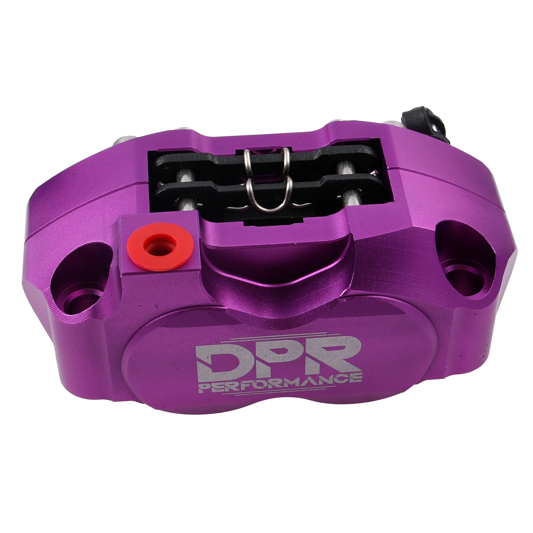 Zacisk hamulcowy Simson CNC fioletowy DPR Performance kpl. — ujęcie 2