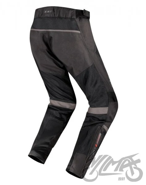 Spodnie motocyklowe LS2 Como Air męskie — czarny / ciemnoszary — rozmiar XL — ujęcie 2