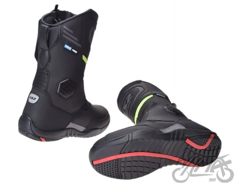 Buty motocyklowe LS2 Goby WP — czarno-żółte fluo, rozmiar 41 — ujęcie 2