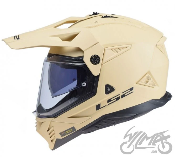 Kask adventure LS2 MX702 Pioneer II Solid Matt Desert — XL — ujęcie 2