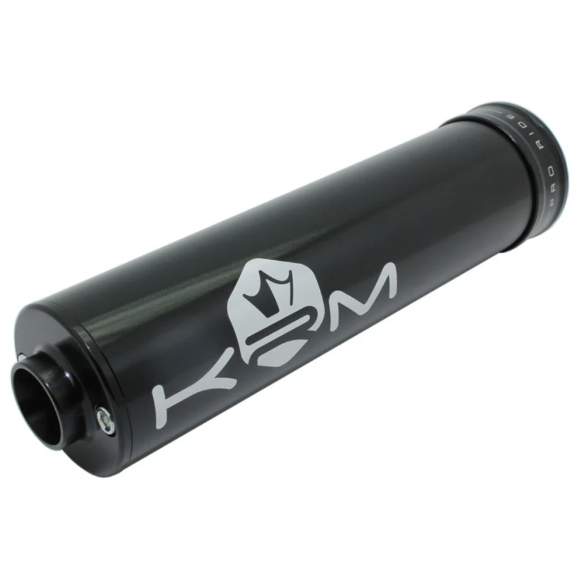 Końcówka wydechu KRM Pro Ride aluminium czarna 50-70 cm³ — ujęcie 1