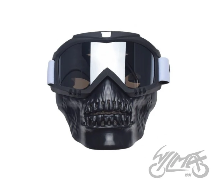 Gogle czarne z maską szyba srebrna model NO.5 Unit — ujęcie 2