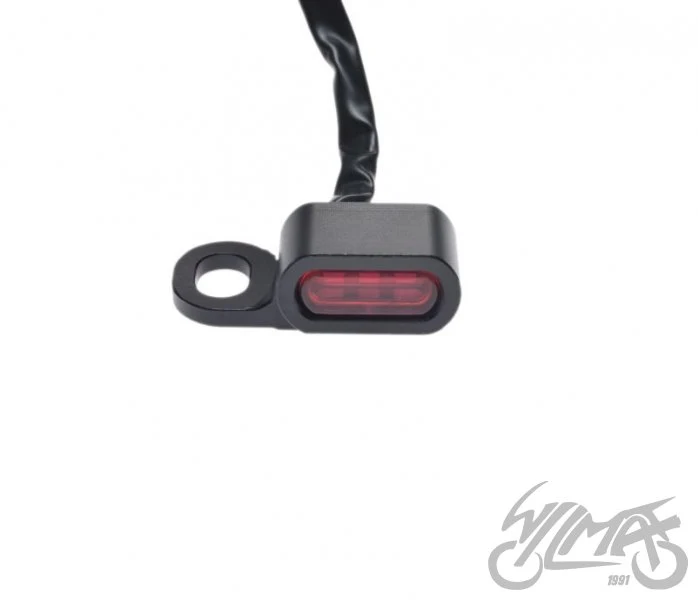 Kierunkowskazy przednie LED do Harley-Davidson, czarne / dymione — komplet AM1483 — ujęcie 2