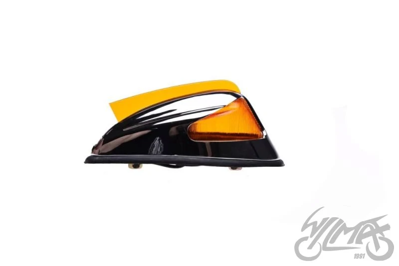 Lampa na błotnik, wariant pomarańczowy / chrom — AL60322 — ujęcie 3