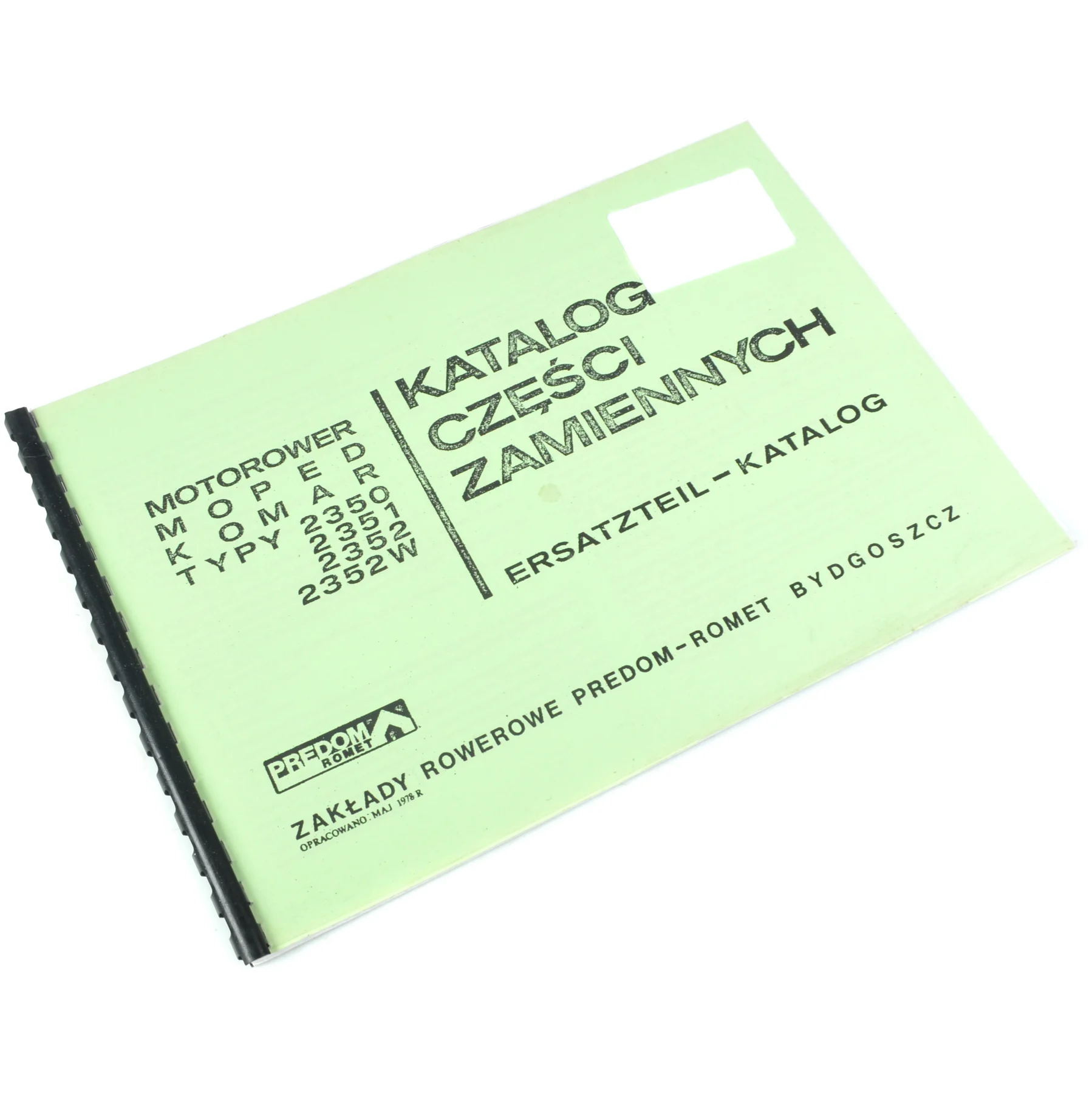 Katalog części Romet Komar 2350-2352 PL — ujęcie 1