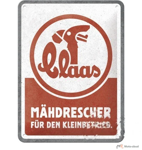 Tablica plakat 15X20 claas mahdrescher 26272
