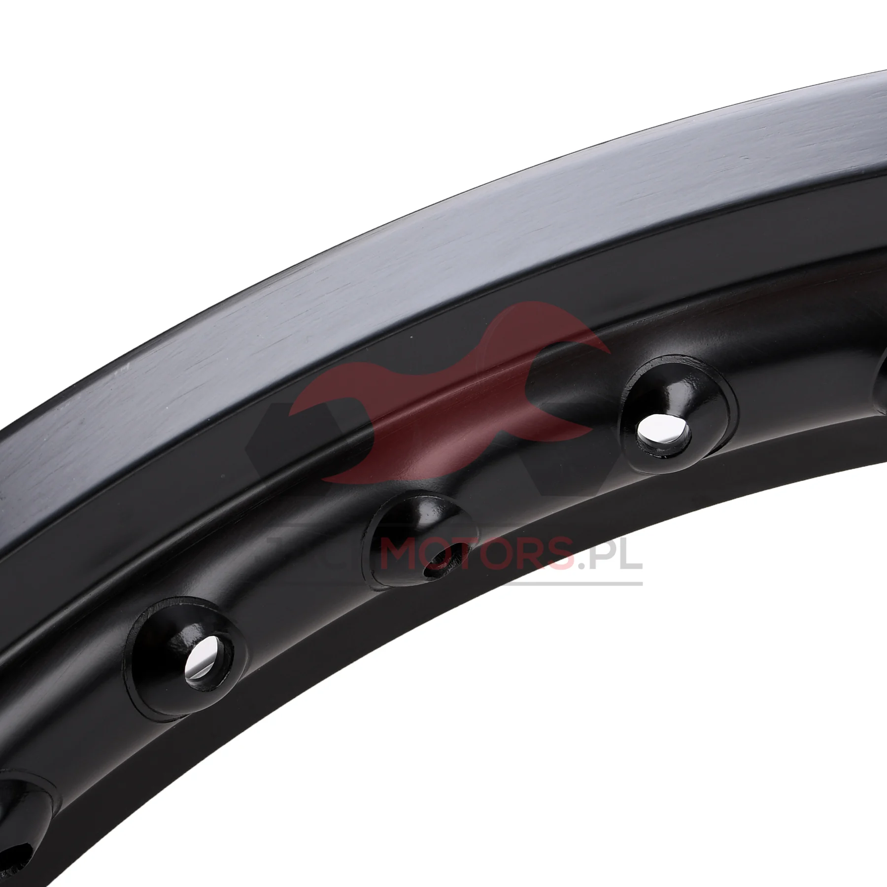 Obręcz koła MZ ETZ TS 2,15 × 18 aluminiowa czarna DPR Classic — ujęcie 3
