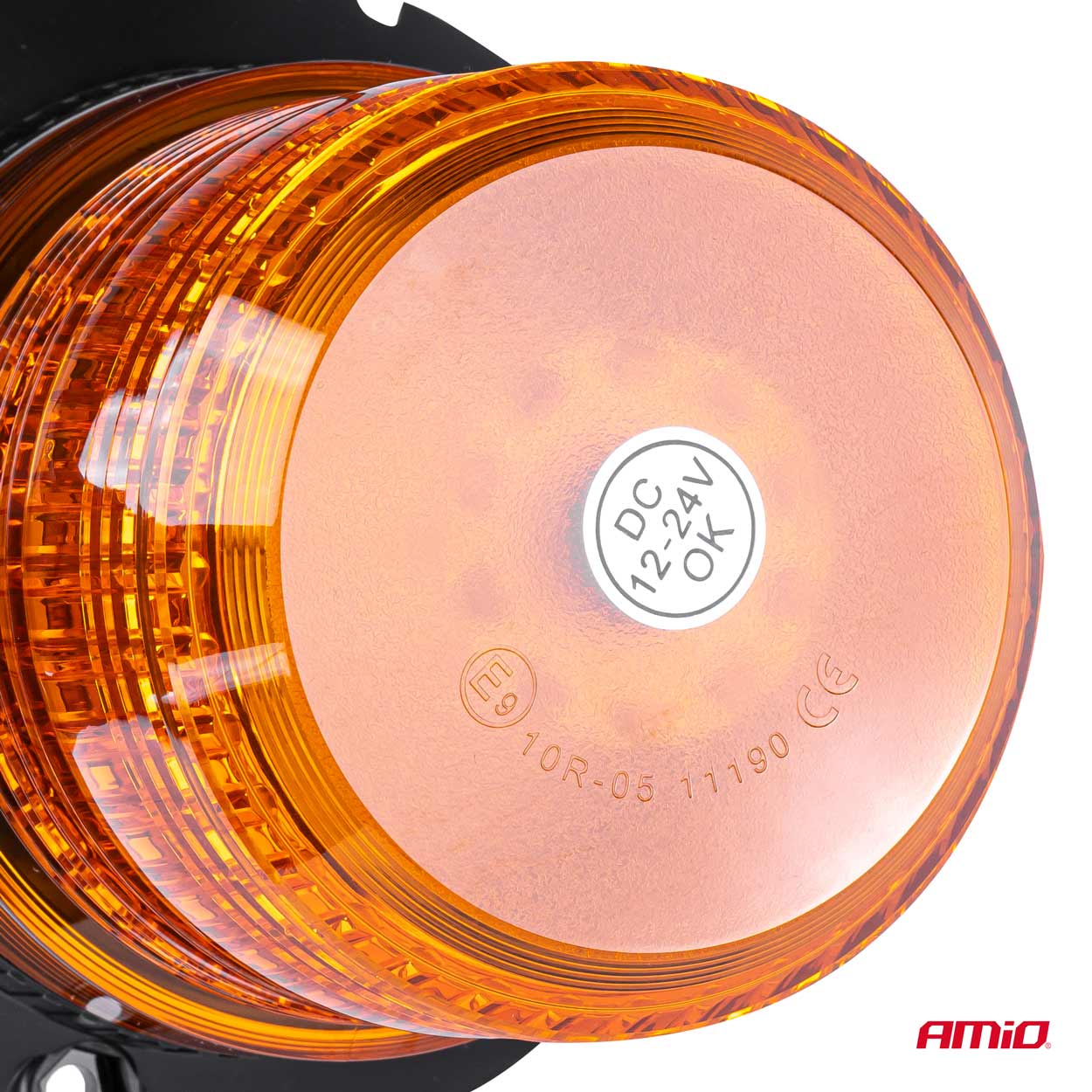 Lampa ostrzegawcza błyskowa kogut 80 LED magnes R10 12 V 24 V W14M — ujęcie 2