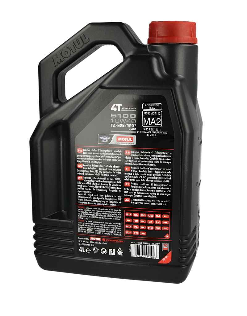 Olej 10W40 MOTUL 5100 4T 4 l MOTUL 104068 — ujęcie 15