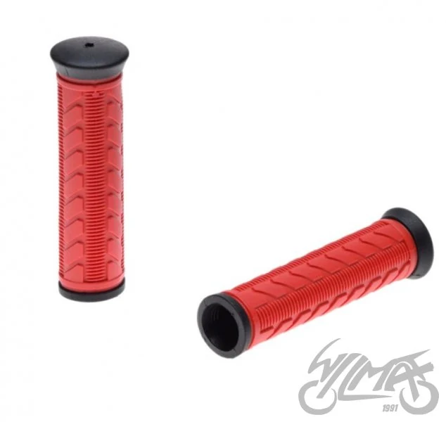 Chwyt kierownicy V-GRIP rowerowy gel czerwony — ujęcie 2