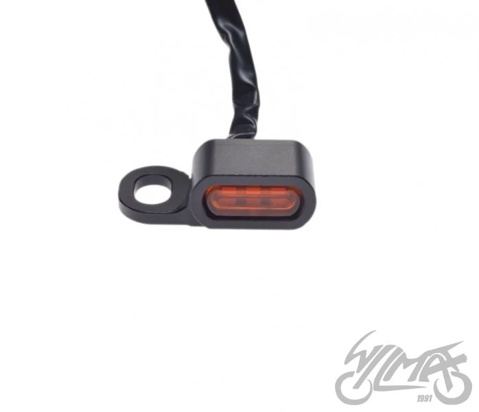 Kierunkowskazy przednie LED do Harley-Davidson, czarne — komplet AM1481 — ujęcie 2