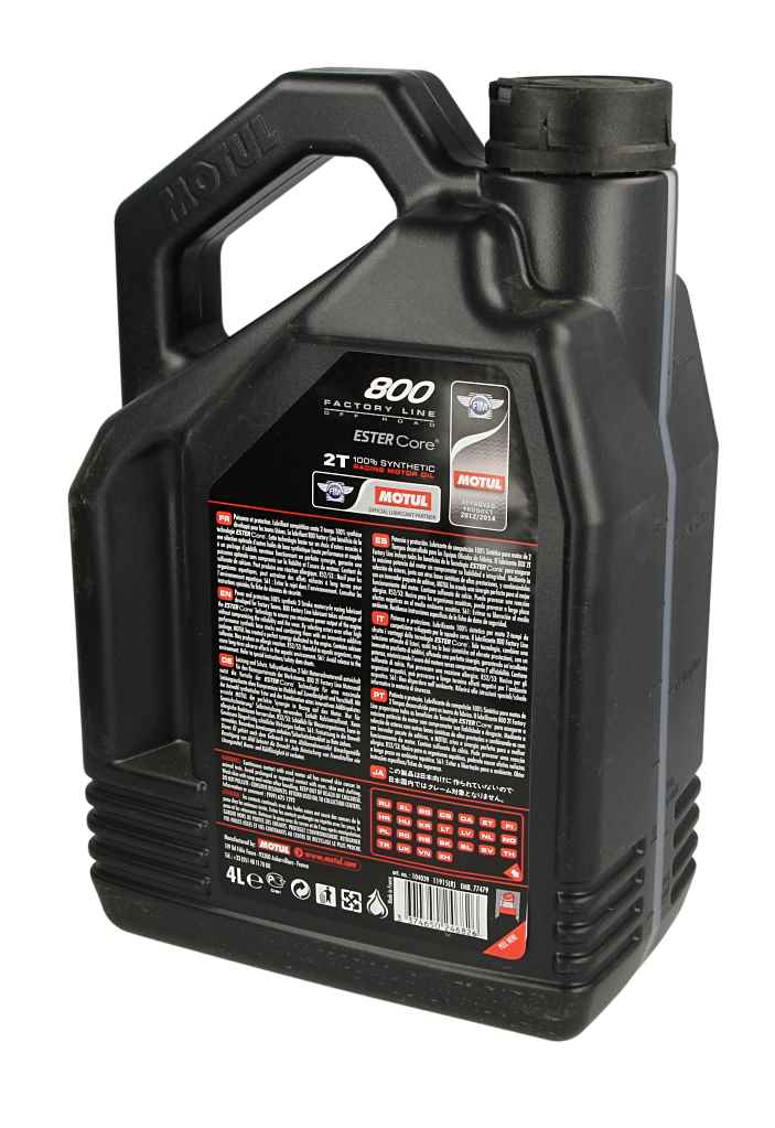 Olej MOTUL 800 factory line off road 2T 4 l — ujęcie 17