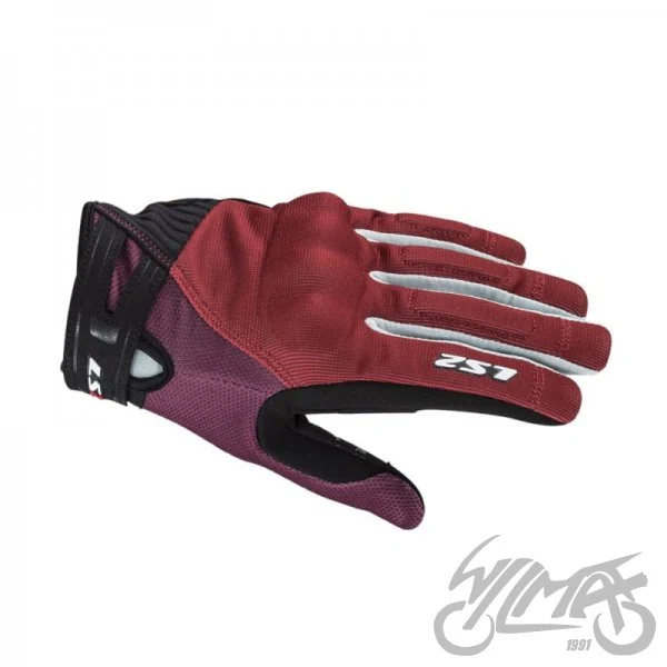 Rękawice motocyklowe LS2 Dart II damskie Black Red Grey — M — ujęcie 1