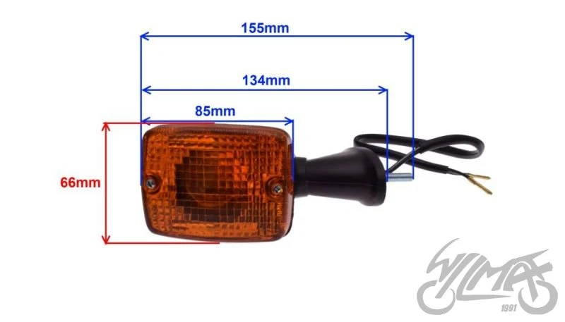 Kierunkowskaz do Kawasaki GTO 100 / 125, BA15S 12 V 23 W — AL1416 — ujęcie 2
