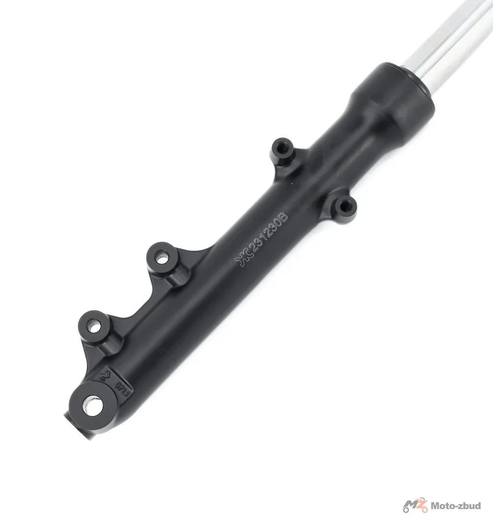 Junak 901 FERRO/901F/901/122/122F amortyzator przód lewy czarny kpl. (zacisk) (Q30 dł.cał.72,5 cm) (od 2013) — ujęcie 2