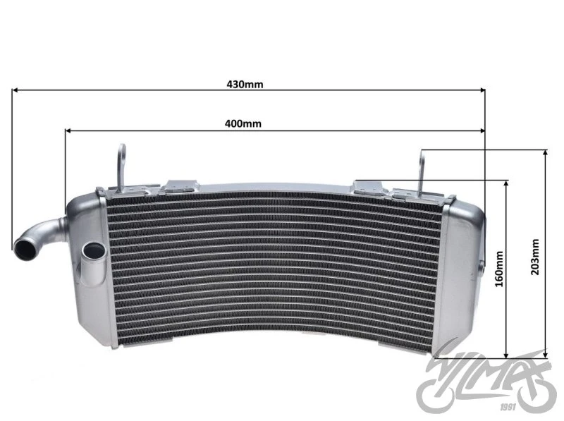 Chłodnica cieczy do Yamahy TMAX 530 2017–2019 — ujęcie 3