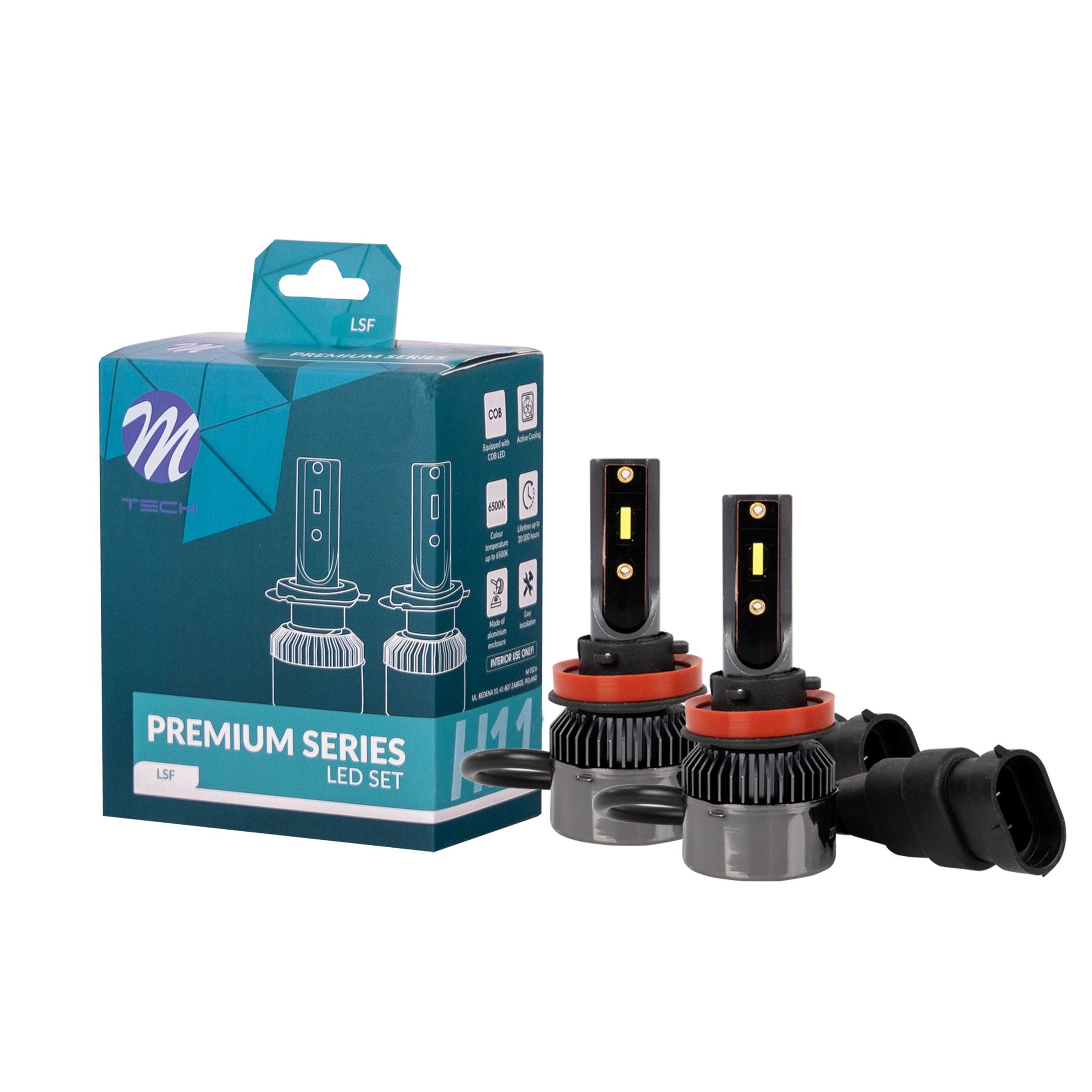 Zestaw LED H11 12/24V 50 W M-Tech LSF11 — ujęcie 2