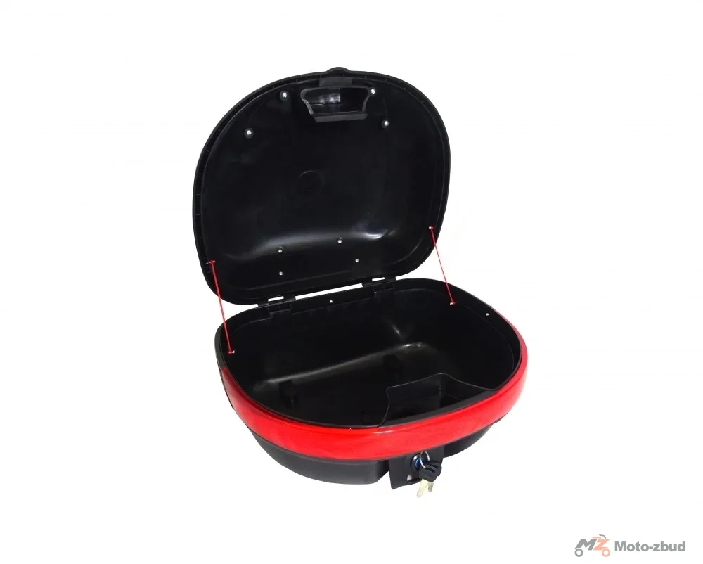 Kufer tylny vbox 0997 czarny z odblaskiem - pojemność 28 l — ujęcie 2