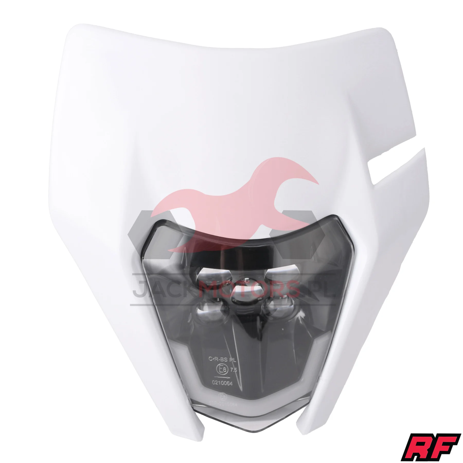 Owiewka uniwersalna Racing Force enduro LED V4 biała — ujęcie 1