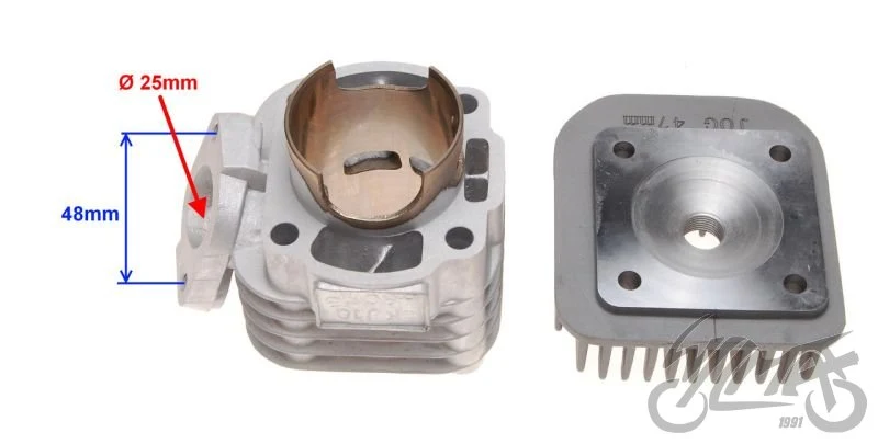 Cylinder aluminiowy 2T EURO 1, wariant 70 i 47,00 — AY3121 — ujęcie 3