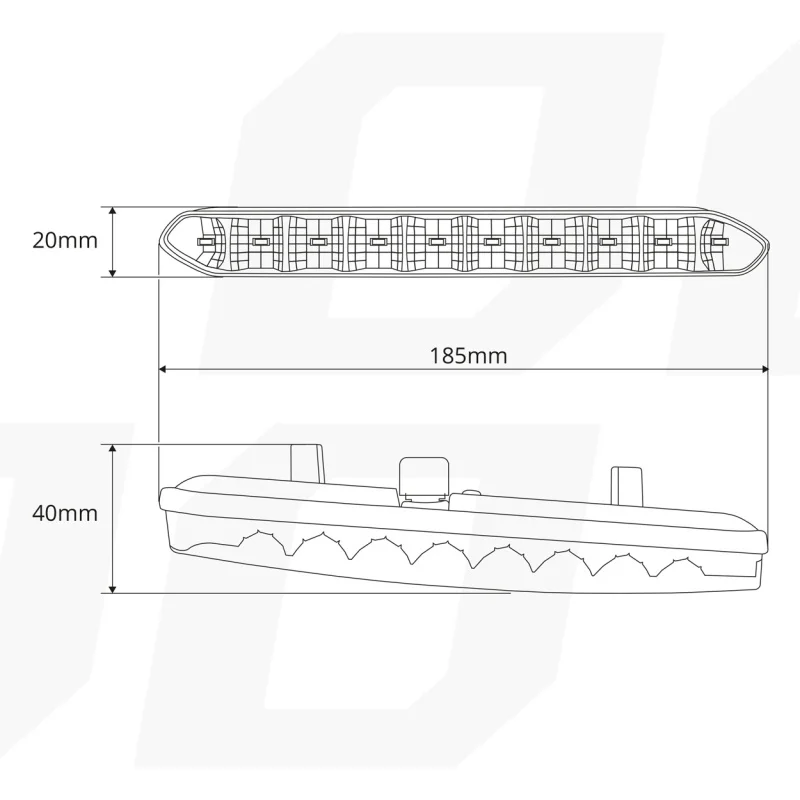 Lampy dzienne diodowe 810A # 10 SMD LED ATEST — ujęcie 3
