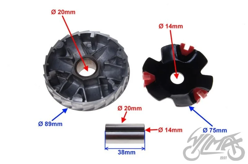 Wariator do Honda tact 50 tuning — ujęcie 2