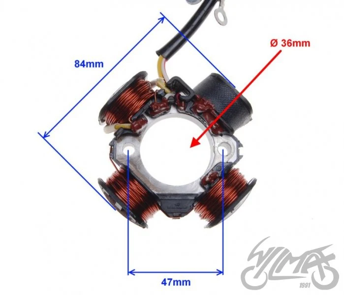 Stator iskrownik do TGB 4 cewki — ujęcie 2
