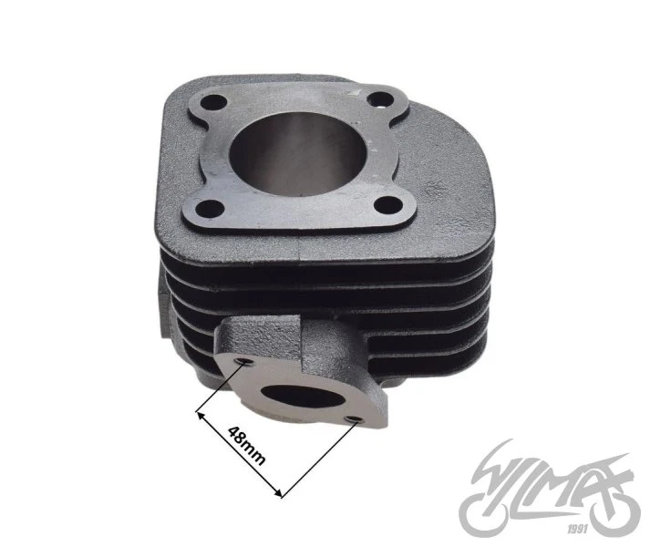 Cylinder 50 cm³ 2T 40,0 tłok z okienkami sworzeń 12 — ujęcie 3