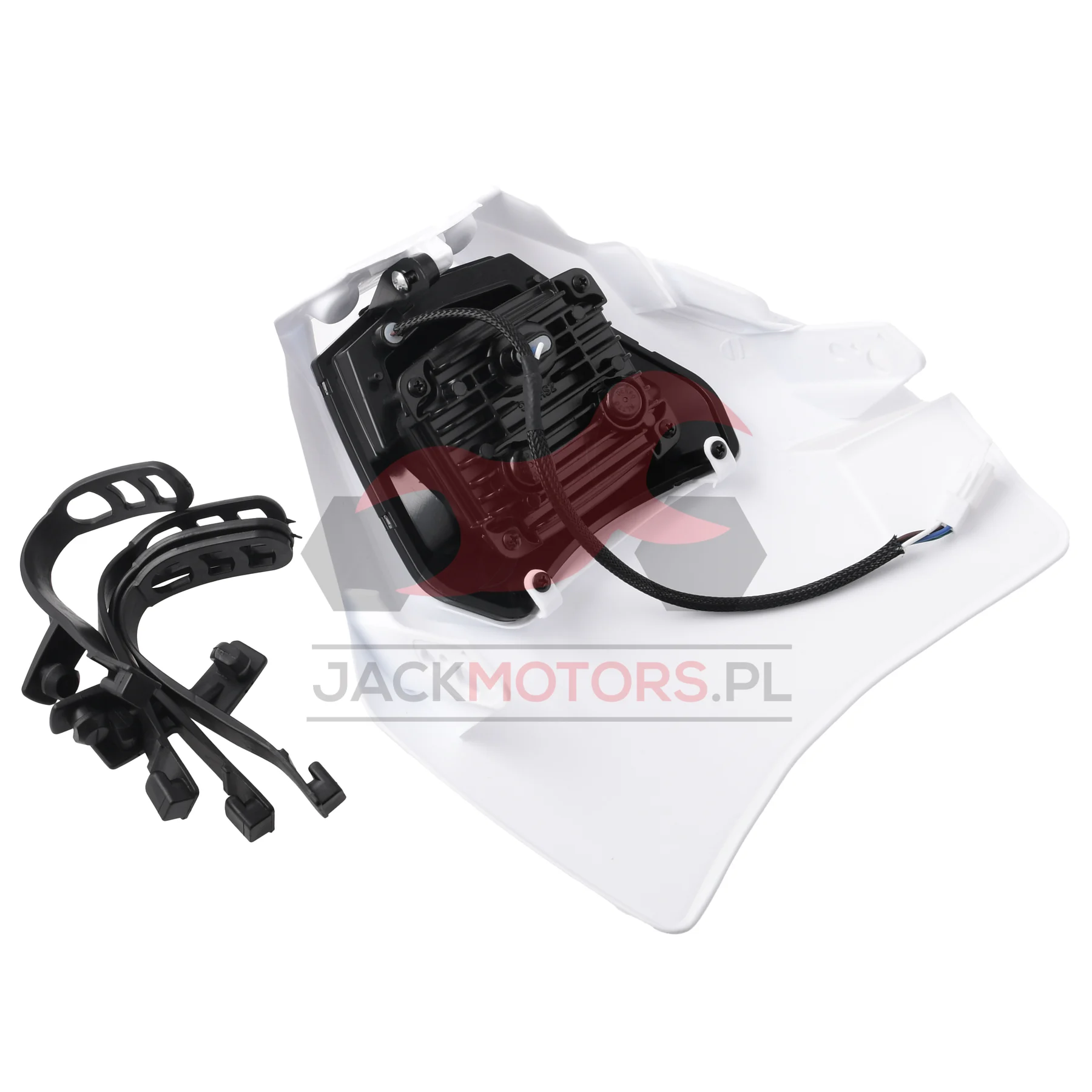 Owiewka uniwersalna Racing Force enduro LED V4 biała — ujęcie 2