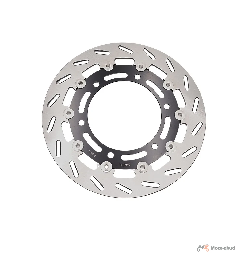 Junak M12VINTAGE400 tarcza (H300) "pływająca" hamulca hydraulicznego przód (prawa) (moc.6 śrub) (śr.wew.135 mm)