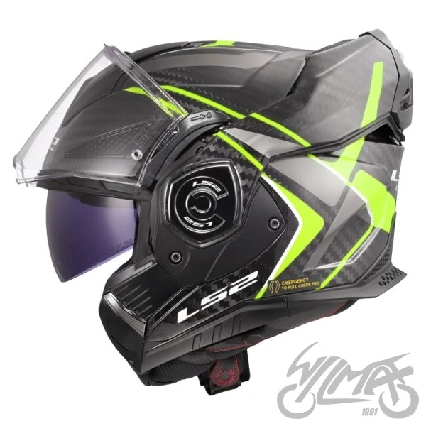 Kask LS2 FF901 Advant X C Future II H-V Yel. — rozmiar M — ujęcie 3