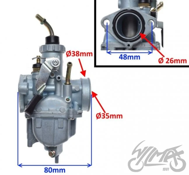 Gaźnik VM22SH do Yamahy YBR 125 — ujęcie 2