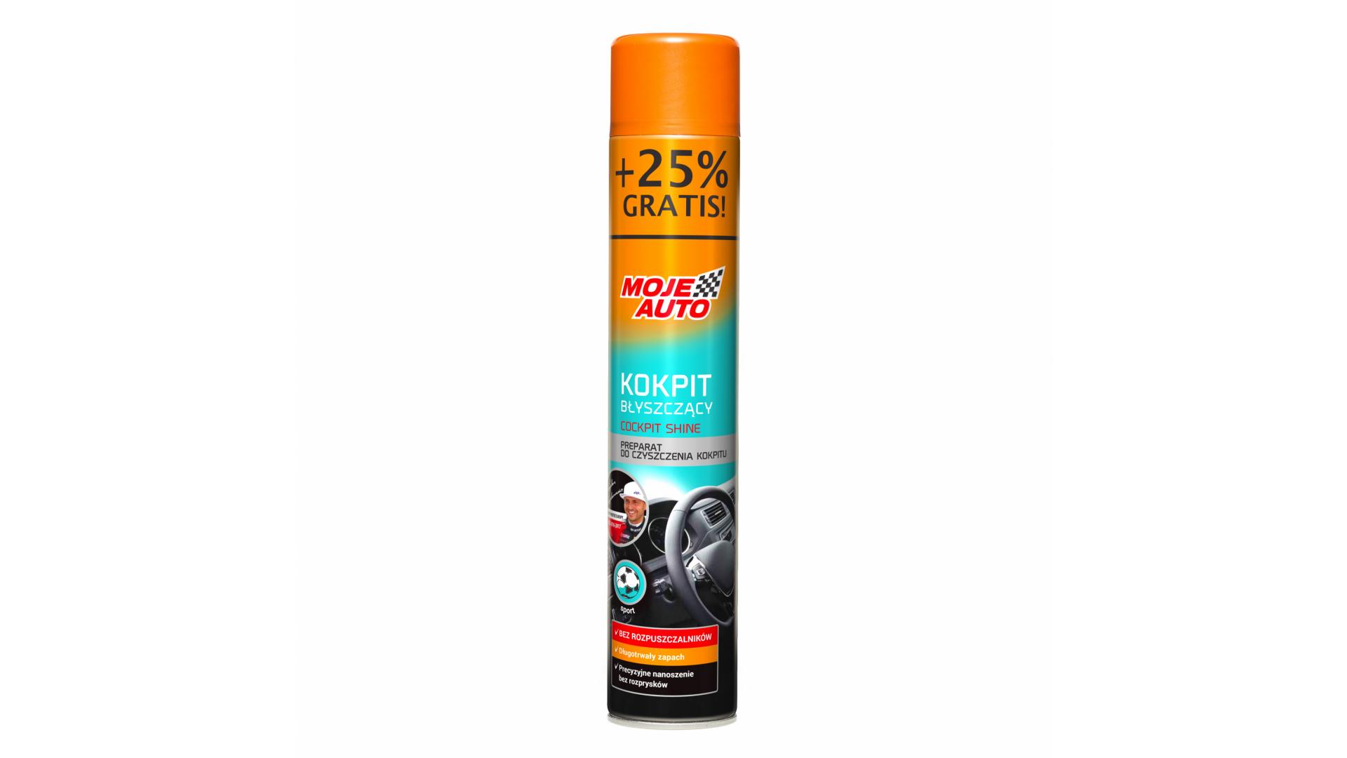 Kokpit Błyszczący - Sport 600ml + 25% Gratis (750ml Promo)