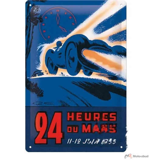 Tablica plakat 20 × 30 24h le mans racing 22420