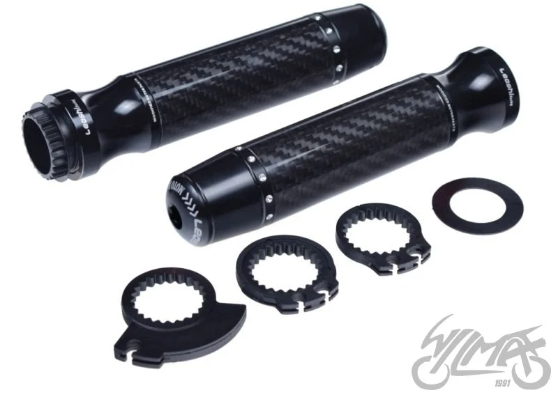 Manetki Carbon 656 czarne — para