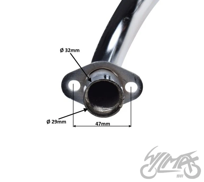 Tłumik do pit bike typu CRF50 — ujęcie 3