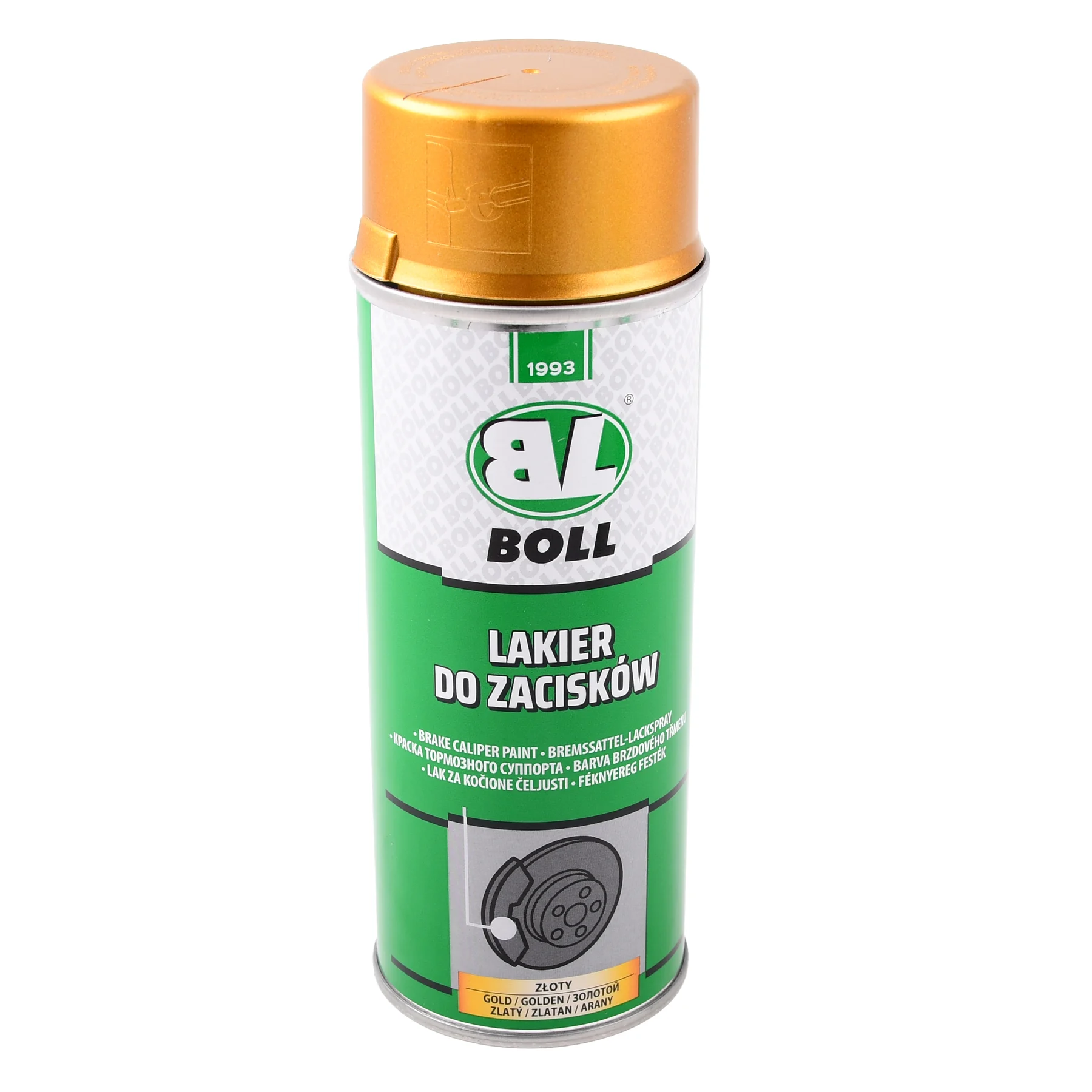 BOLL spray lakier do zacisków hamulcowych złoty 400 ml — ujęcie 1