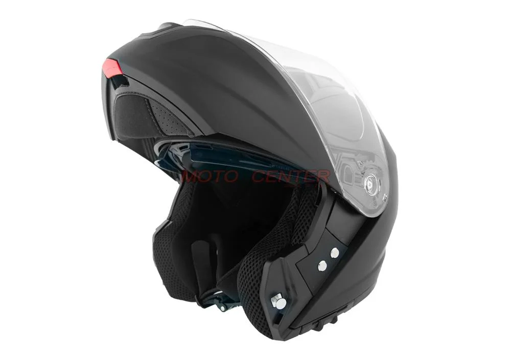 Kask motocyklowy szczękowy z blendą BLEXX YA-967 czarny mat M ECER22.06 — ujęcie 1