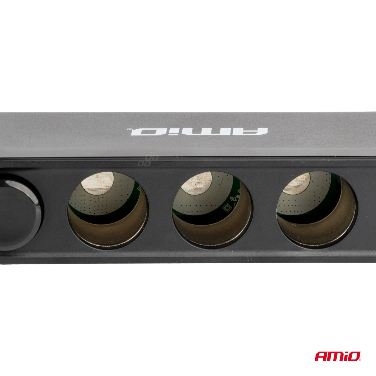 Rozdzielacz rozgałęźnik trójnik zapalniczki + woltomierz ładowarka USB USB-C 12 V 24 V — ujęcie 7