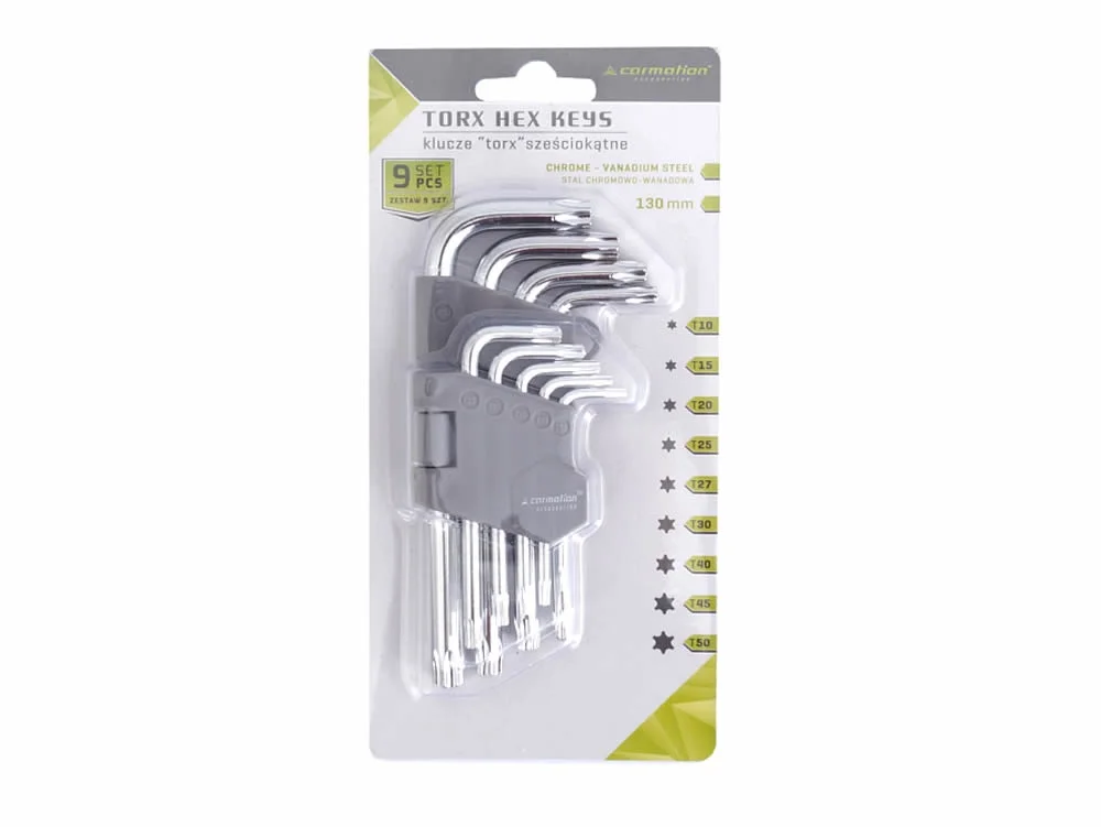 Klucze TORX T10-T50 9 szt. 130 mm — ujęcie 2