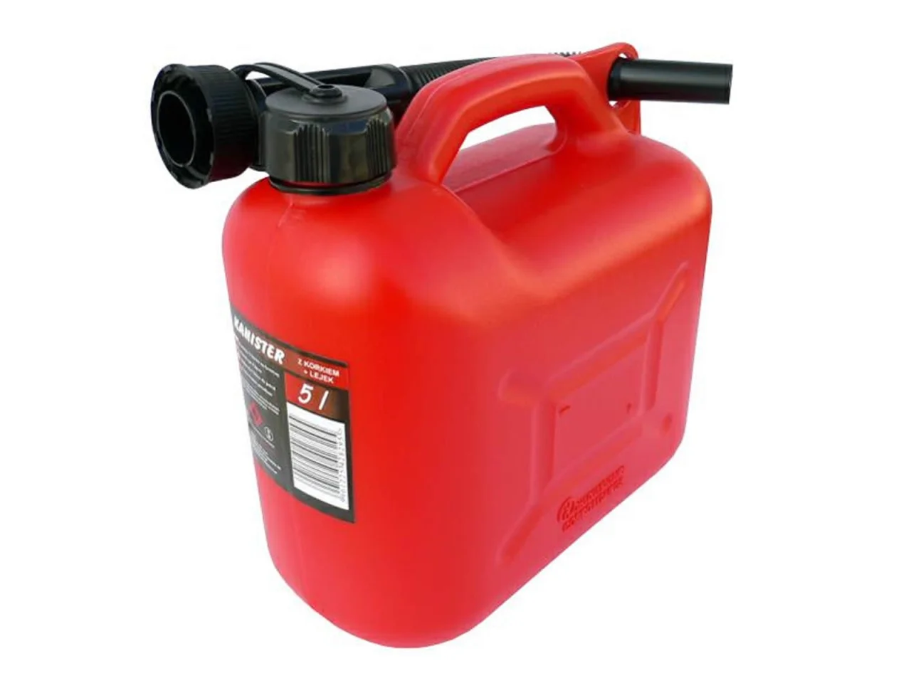 Kanister / karnister 5 l z lejkiem