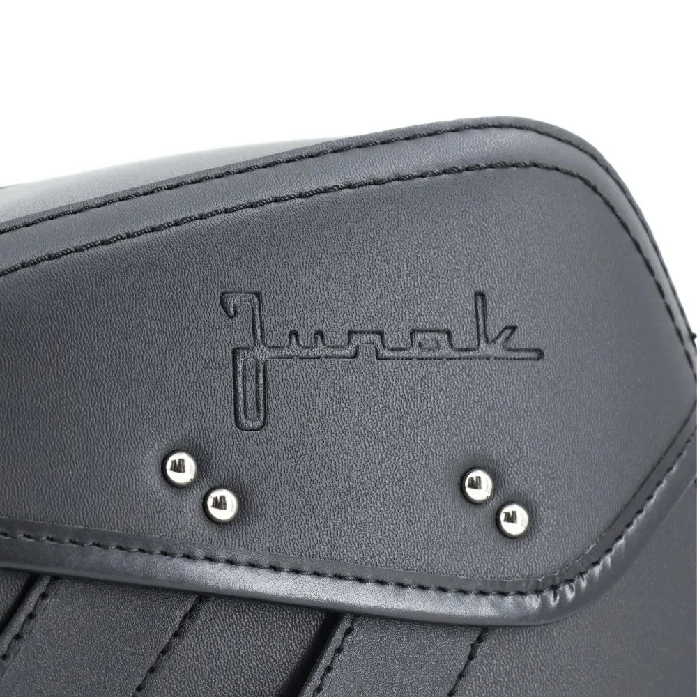Junak 902 sakwy skórzane (kufry) 16 l czarne (ze stelażami) — ujęcie 2
