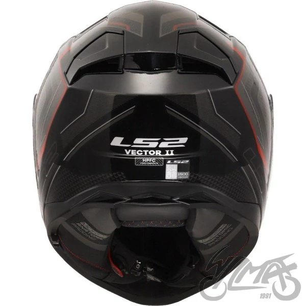 Kask LS2 FF811 Vector II Alizer Black Red — S — ujęcie 4