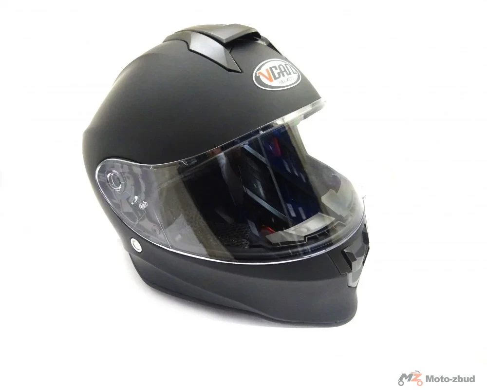 Kask VCAN model V151 Black Matt integralny czarny mat M — ujęcie 1