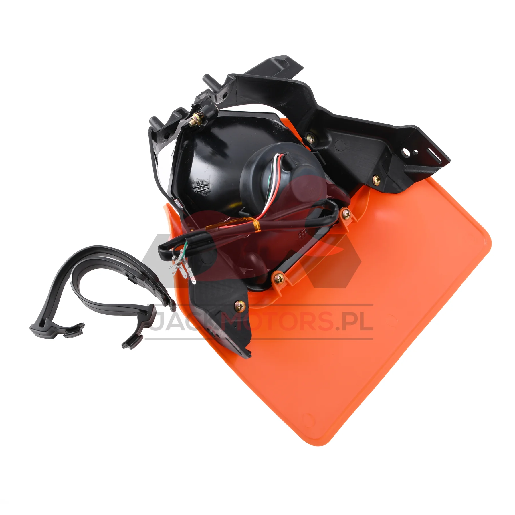 Owiewka uniwersalna Racing Force LED V4 pomarańczowa — ujęcie 2